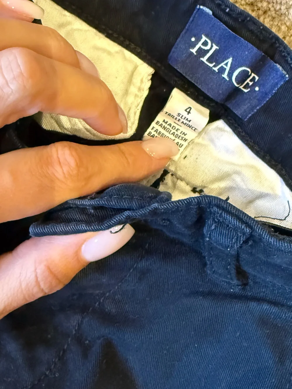 The Children's Place boys Skinny pants in Black